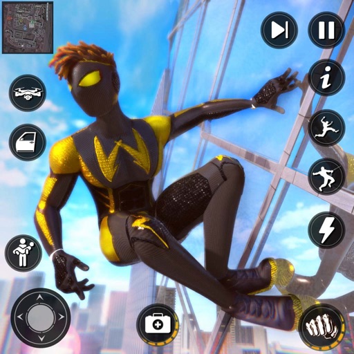 绳索 极好的 英雄 飞行 游戏