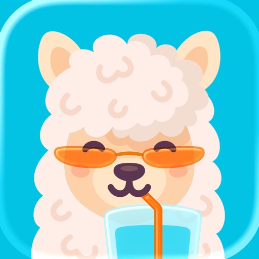 喝水羊驼 喝水时间 喝水提醒 羊驼 Waterllama