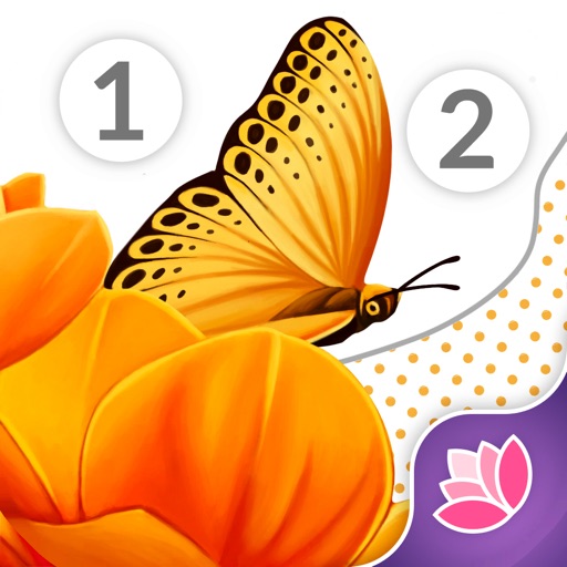 April - 成人艺术油画按数字填色游戏