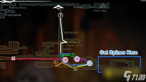 《空洞骑士丝之歌》远野怎么过-远野流程图文攻略