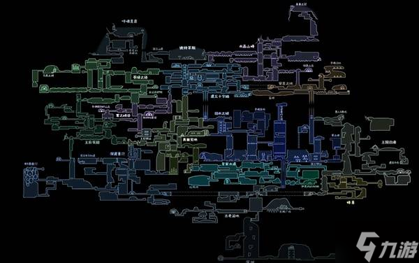 《空洞骑士丝之歌》与前作地图对比