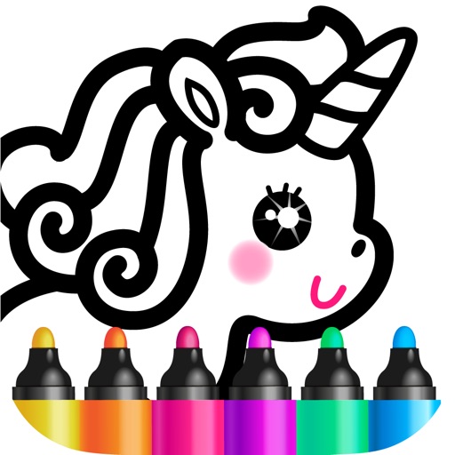 儿童画画游戏：3岁-6岁小宝宝绘画软件幼儿学习涂色图画