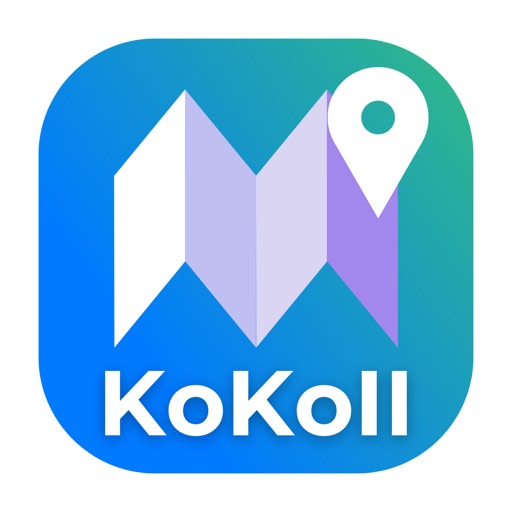用地图记录旅游散步景点回忆日记 – KoKoII