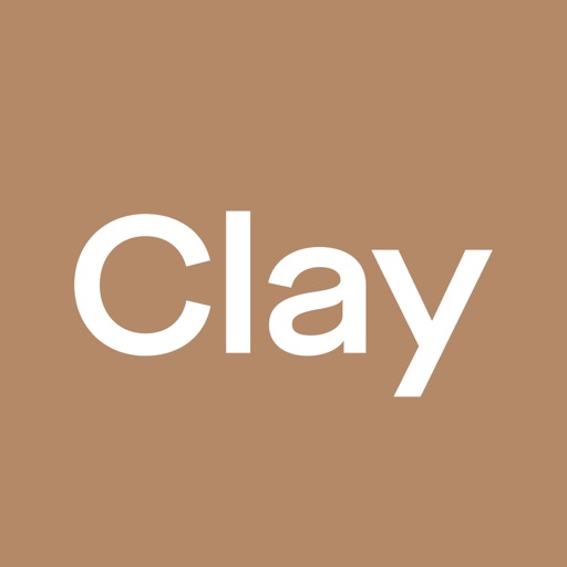 Clay海报设计徽标编辑照片组合